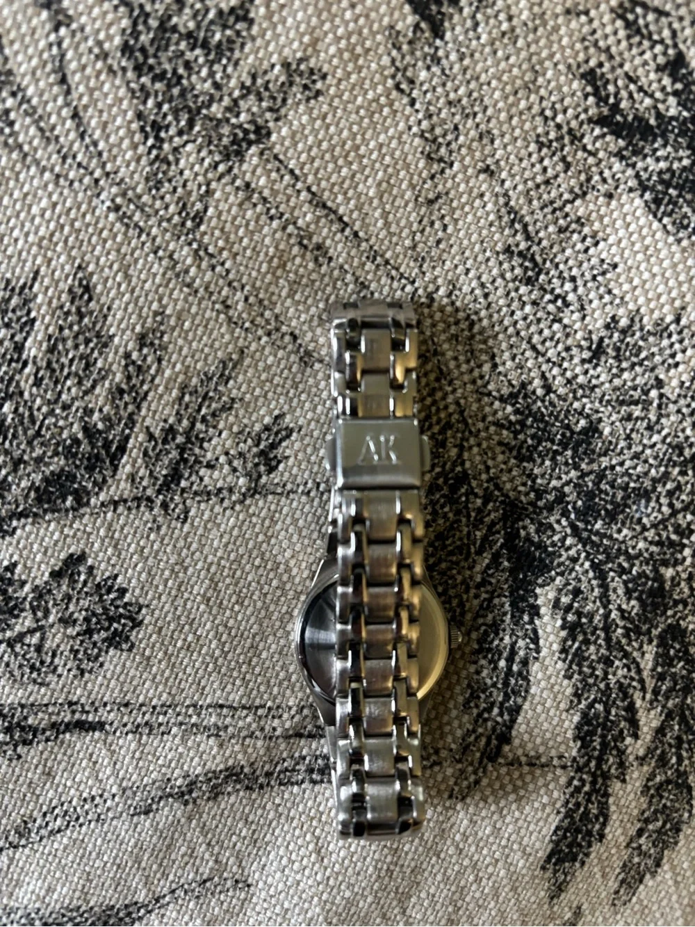 Anne Klein Silver Tone Crystal Accent Women's Watch looks new